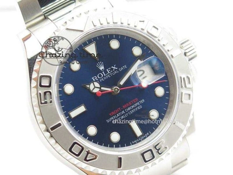 Unique Yacht-Master 116622 Blue Dial JF Best Edition On SS Bracelet SA3135 V 4034