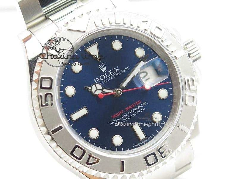 Unique Yacht-Master 116622 Blue Dial JF Best Edition On SS Bracelet SA3135 V 4034
