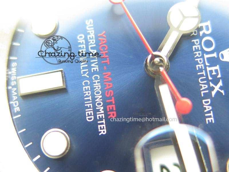 Unique Yacht-Master 116622 Blue Dial JF Best Edition On SS Bracelet SA3135 V 4034