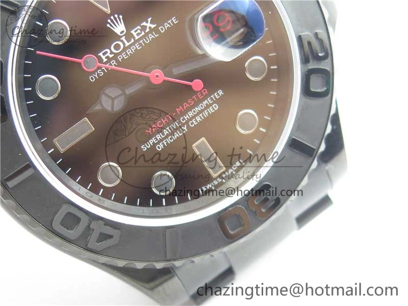 Yacht-Master 116622 DLC VRF Best Edition Black Dial on DLC Bracelet VR AllSeason 2918
