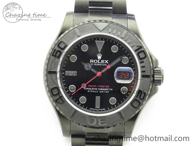 Yacht-Master 116622 DLC VRF Best Edition Black Dial on DLC Bracelet VR AllSeason 2918