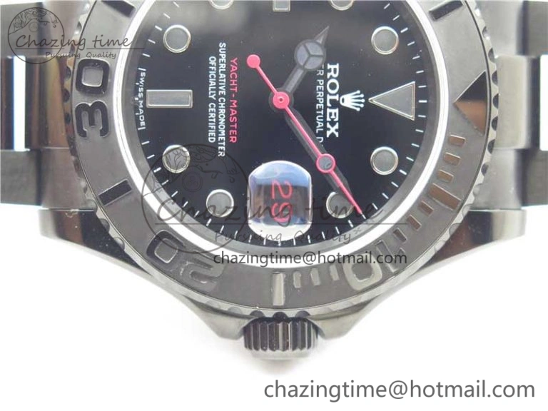 Yacht-Master 116622 DLC VRF Best Edition Black Dial on DLC Bracelet VR AllSeason 2918