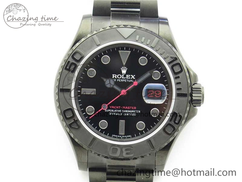 Yacht-Master 116622 DLC VRF Best Edition Black Dial on DLC Bracelet VR AllSeason 2918