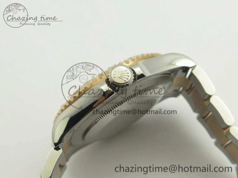 Yacht-Master 116622 JF 1:1 Best Edition Black Dial On SS RG Bracelet SA HighQuality 3474