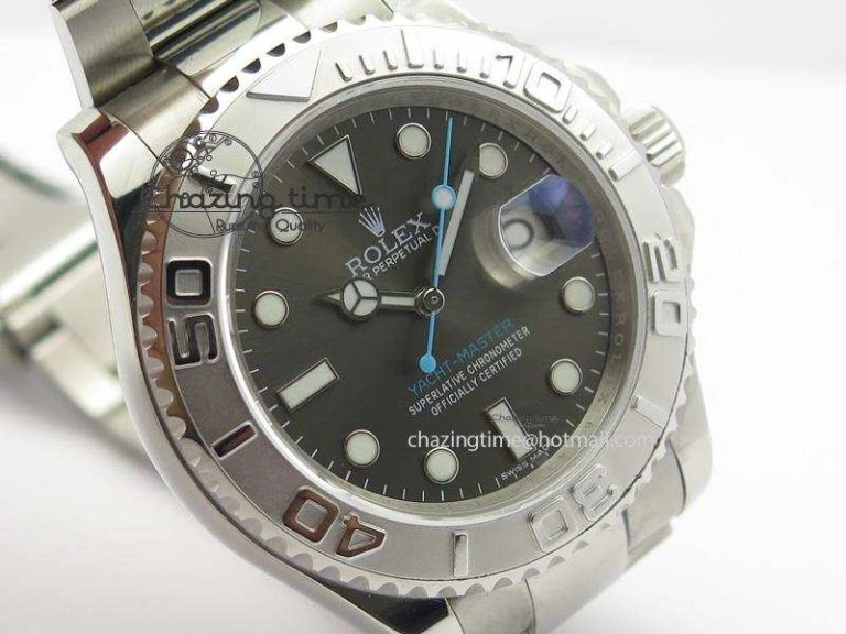 Yacht-Master 116622 JF 2016 Baselworld Gray Dial On SS Bracelet SA Neat 3966