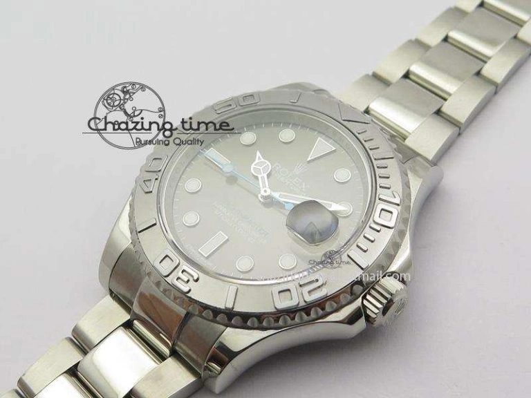 Yacht-Master 116622 JF 2016 Baselworld Gray Dial on SS Bracelet ETA Trendy 3964