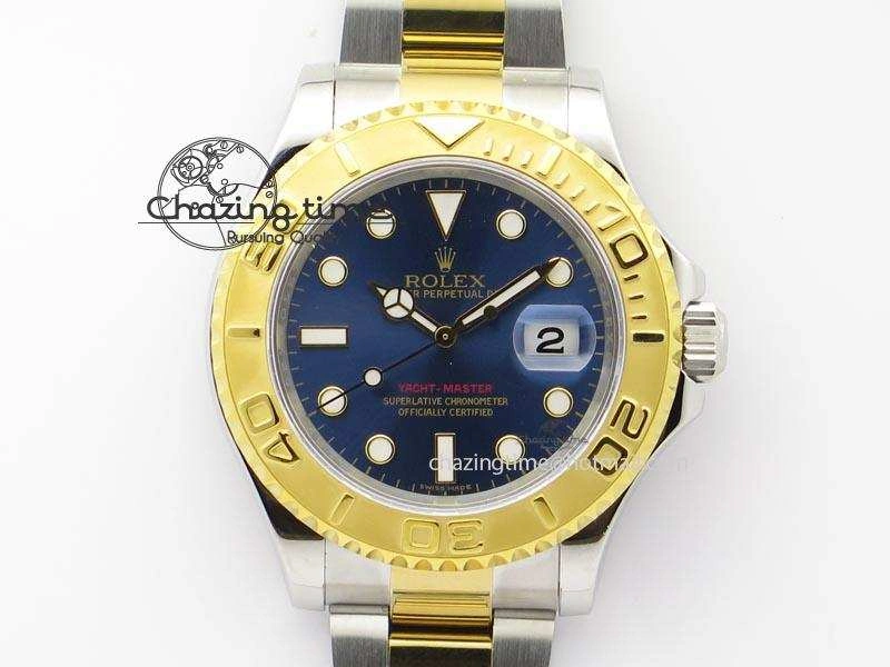 Lightweight Yacht-Master 116622 JF Best Edition SS YG Blue Dial On Bracelet A 3916