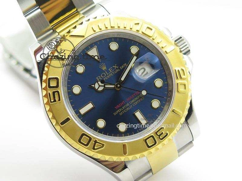 Lightweight Yacht-Master 116622 JF Best Edition SS YG Blue Dial On Bracelet A 3916