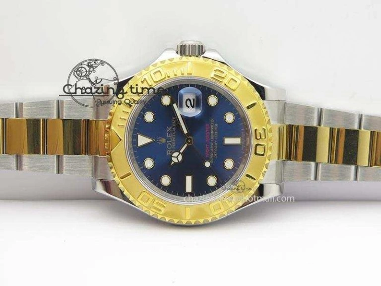 Lightweight Yacht-Master 116622 JF Best Edition SS YG Blue Dial On Bracelet A 3916