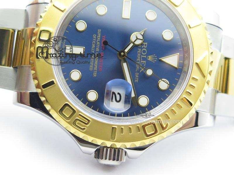 Lightweight Yacht-Master 116622 JF Best Edition SS YG Blue Dial On Bracelet A 3916