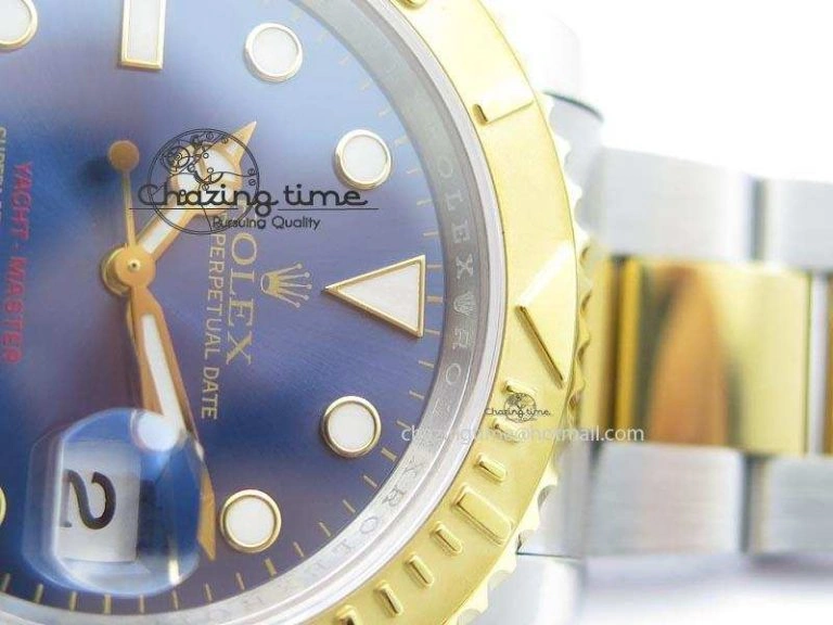 Lightweight Yacht-Master 116622 JF Best Edition SS YG Blue Dial On Bracelet A 3916