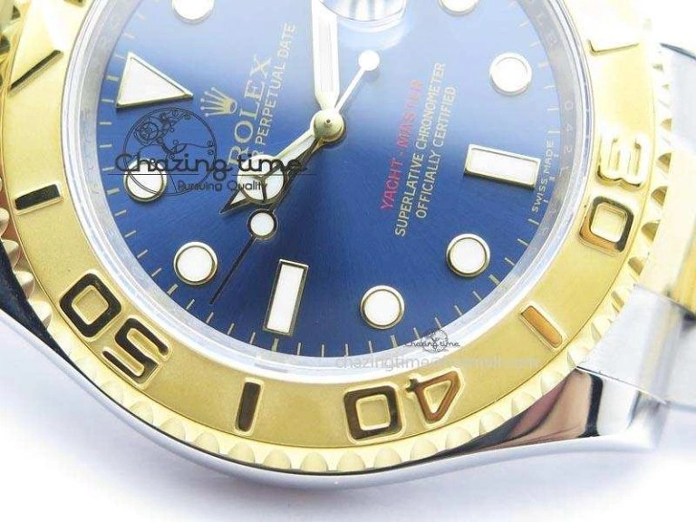 Lightweight Yacht-Master 116622 JF Best Edition SS YG Blue Dial On Bracelet A 3916