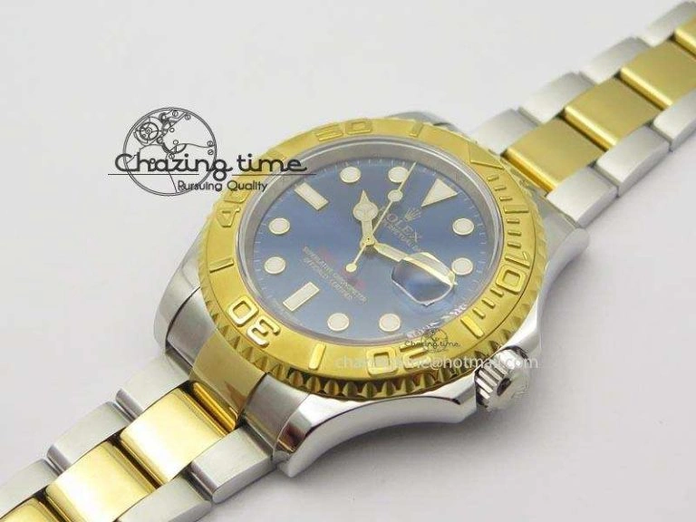 Lightweight Yacht-Master 116622 JF Best Edition SS YG Blue Dial On Bracelet A 3916