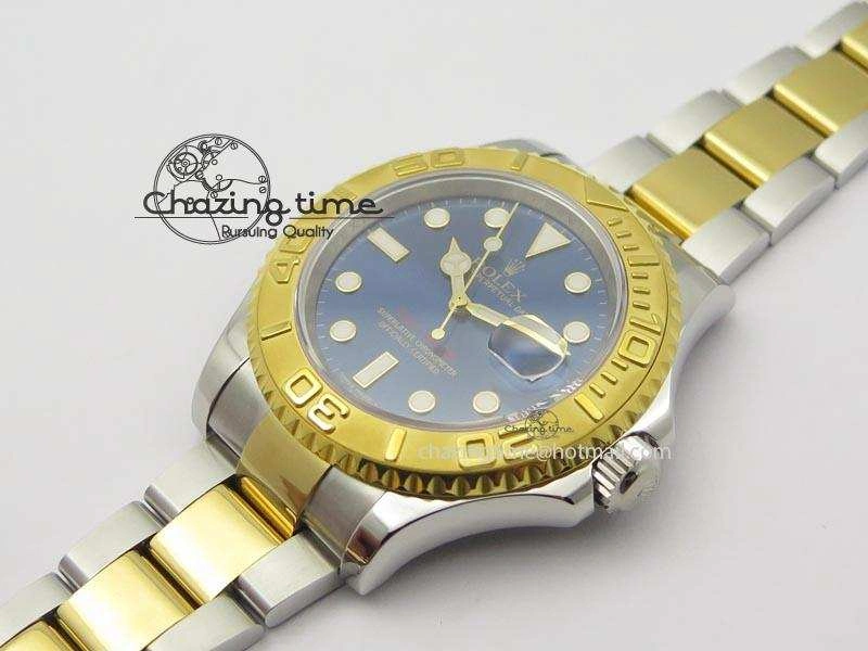 Lightweight Yacht-Master 116622 JF Best Edition SS YG Blue Dial On Bracelet A 3916