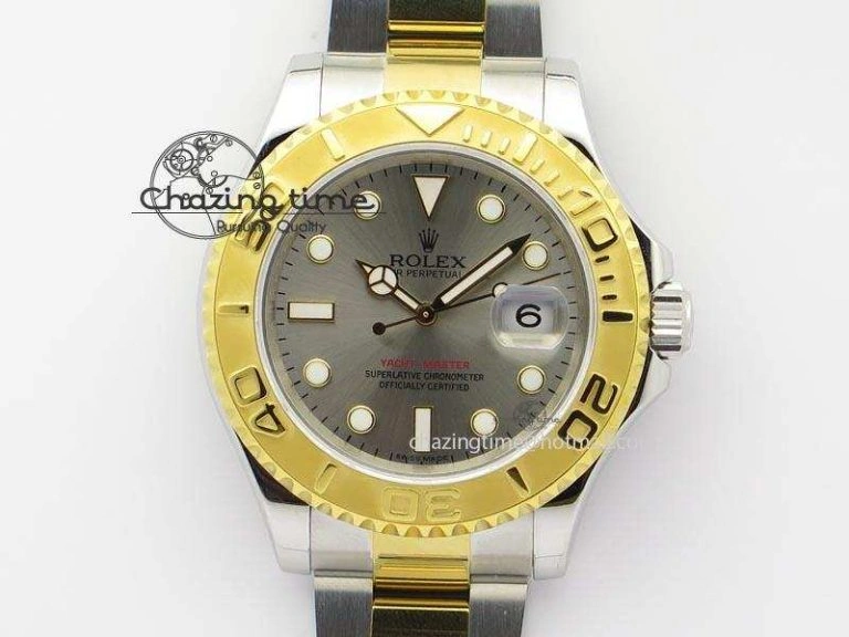 Yacht-Master 116622 JF Best Edition SS YG Gray Dial On Bracelet A Casual 3925