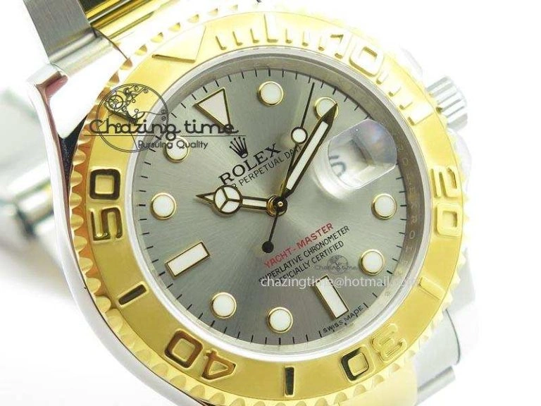 Yacht-Master 116622 JF Best Edition SS YG Gray Dial On Bracelet A Casual 3925