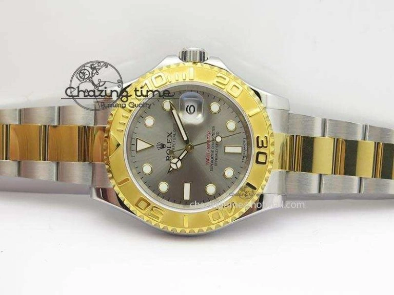 Yacht-Master 116622 JF Best Edition SS YG Gray Dial On Bracelet A Casual 3925