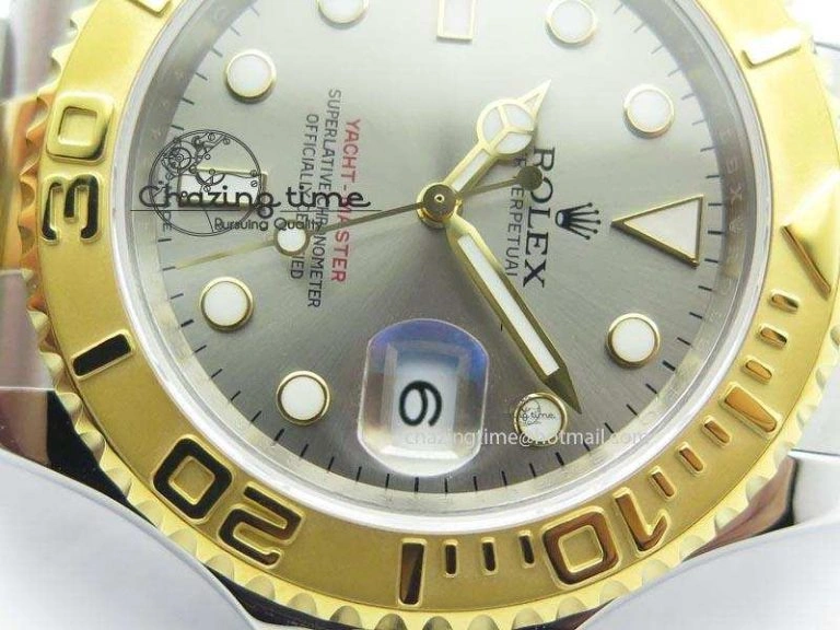 Yacht-Master 116622 JF Best Edition SS YG Gray Dial On Bracelet A Casual 3925