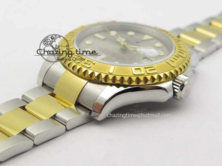 Yacht-Master 116622 JF Best Edition SS YG Gray Dial On Bracelet A Casual 3925