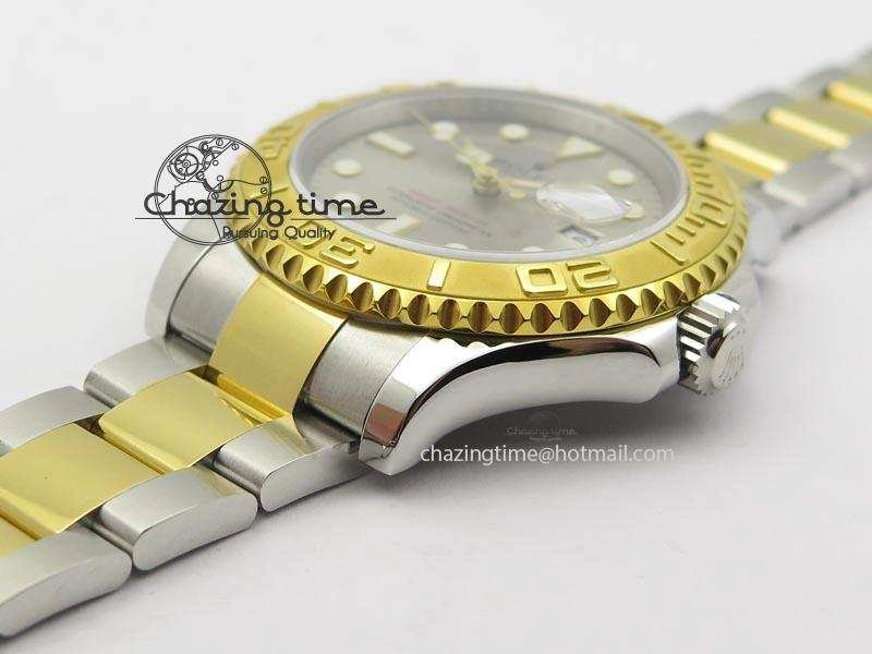Yacht-Master 116622 JF Best Edition SS YG Gray Dial On Bracelet A Casual 3925