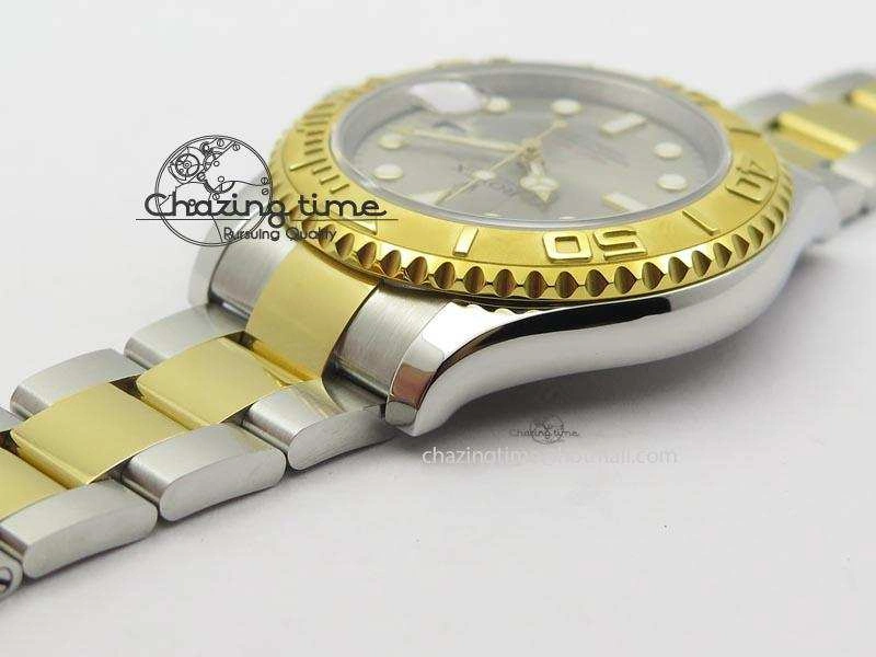Yacht-Master 116622 JF Best Edition SS YG Gray Dial On Bracelet A Casual 3925
