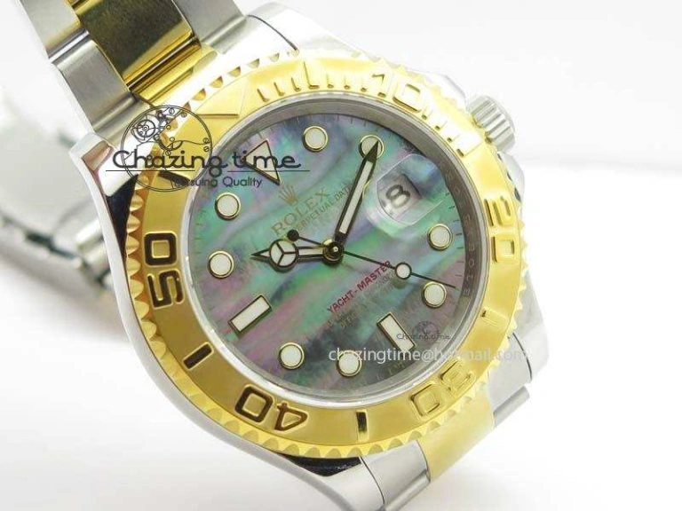Yacht-Master 116622 JF Best Edition SS YG Gray MOP Dial On Bracelet A WaterResistant 3863