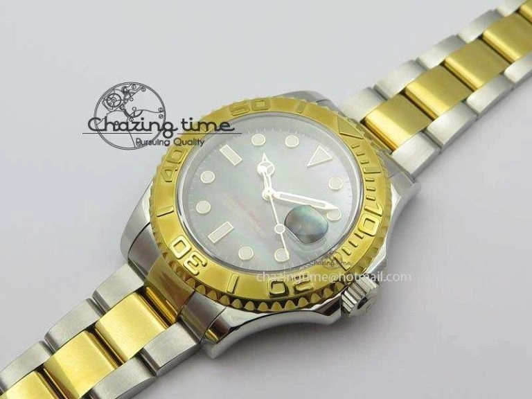 Yacht-Master 116622 JF Best Edition SS YG Gray MOP Dial On Bracelet A WaterResistant 3863