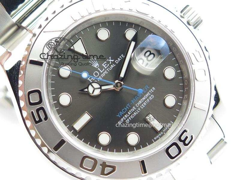 Yacht-Master 116622 Noob Best Edition 2016 Baselworld Gray Dial On SS Bracelet A Elegant 3962