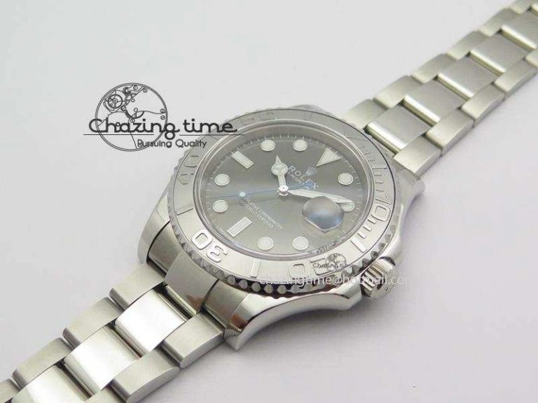 Yacht-Master 116622 Noob Best Edition 2016 Baselworld Gray Dial On SS Bracelet A Elegant 3962