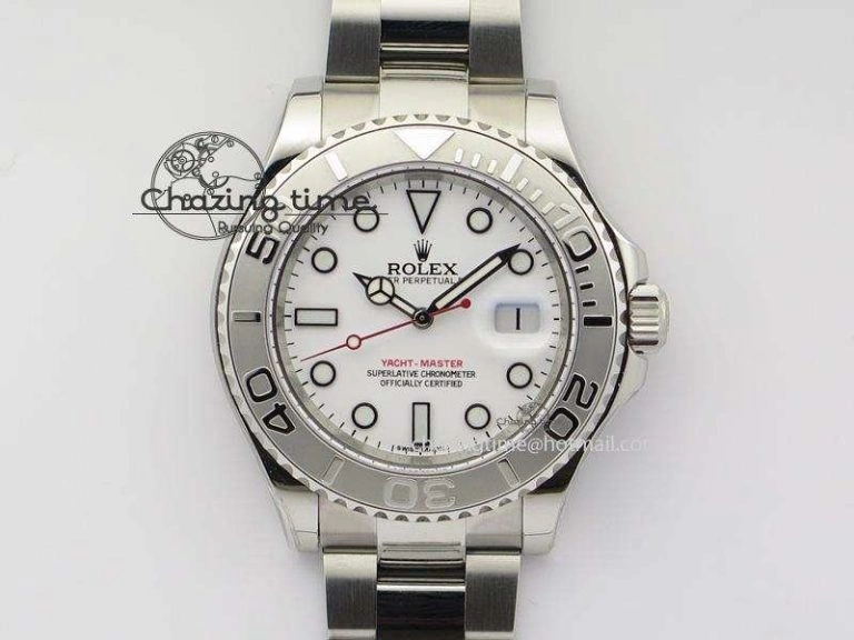 Yacht-Master 116622 Noob Best Edition White Dial On SS Bracelet A Affordable 3970