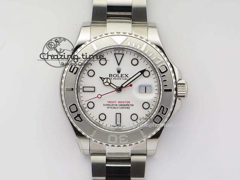 Yacht-Master 116622 Noob Best Edition White Dial On SS Bracelet A Affordable 3970
