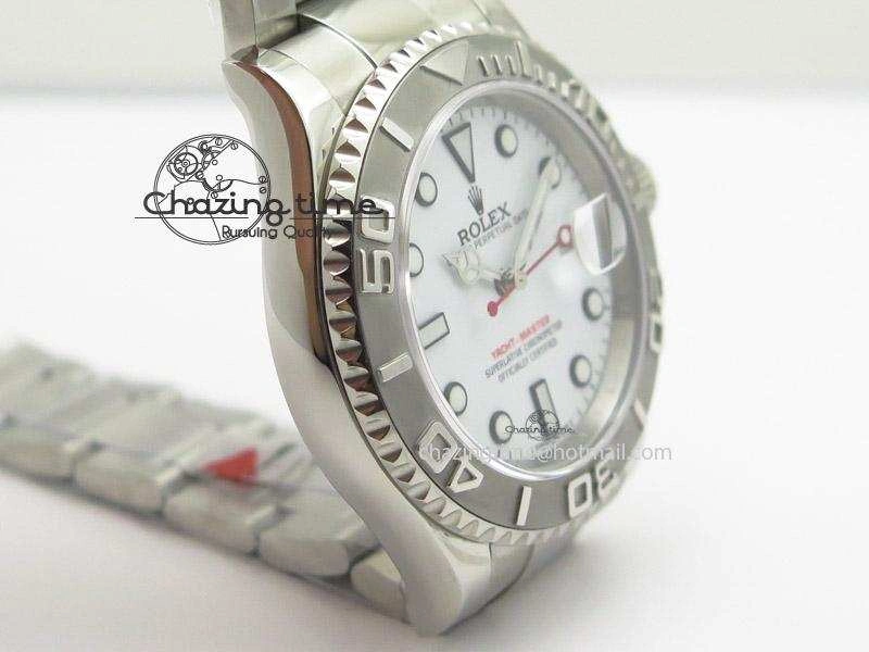 Yacht-Master 116622 White Dial JF Best Edition On SS Bracelet SA3135 V UrbanChic 4031