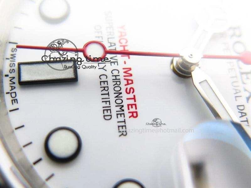 Yacht-Master 116622 White Dial JF Best Edition On SS Bracelet SA3135 V UrbanChic 4031