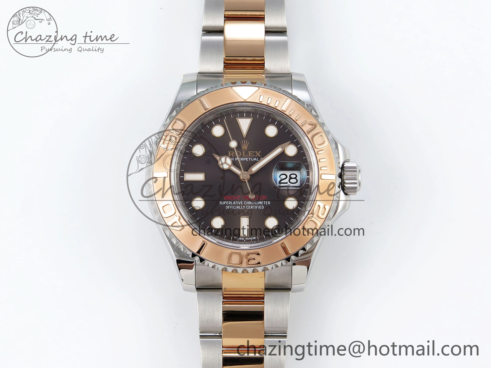 FastDry Yacht-Master 116623 904L Steel VSF 1:1 Best Edition Brown Dial on SS RG Bracelet VS 1709