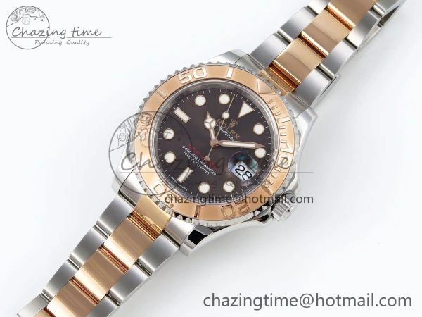 FastDry Yacht-Master 116623 904L Steel VSF 1:1 Best Edition Brown Dial on SS RG Bracelet VS 1709