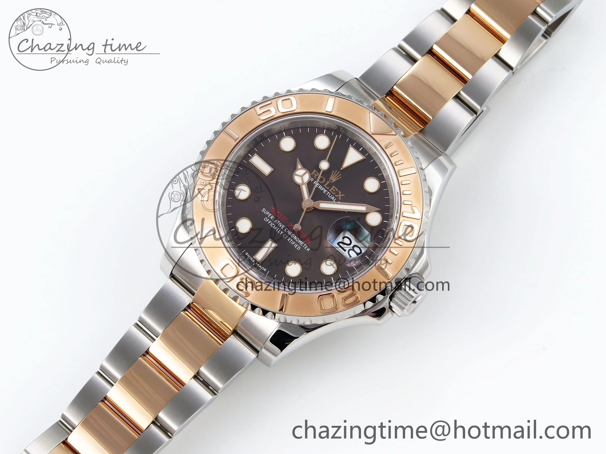 FastDry Yacht-Master 116623 904L Steel VSF 1:1 Best Edition Brown Dial on SS RG Bracelet VS 1709