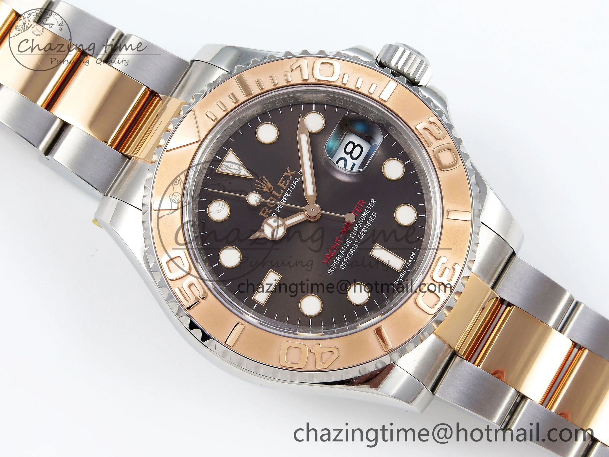 FastDry Yacht-Master 116623 904L Steel VSF 1:1 Best Edition Brown Dial on SS RG Bracelet VS 1709