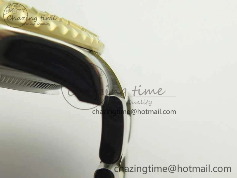 Yacht-Master 116655 3AF Best Edition YG Wrapped Blue Dial On SS YG Bracelet A OnTrend 3453