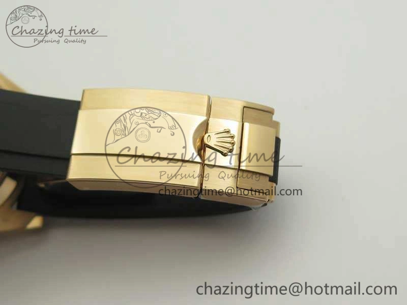 Yacht-Master 116655 ARF 1:1 Best Edition Ceramic Bezel On Oysterflex Rubber Strap SH Comfortable 3452