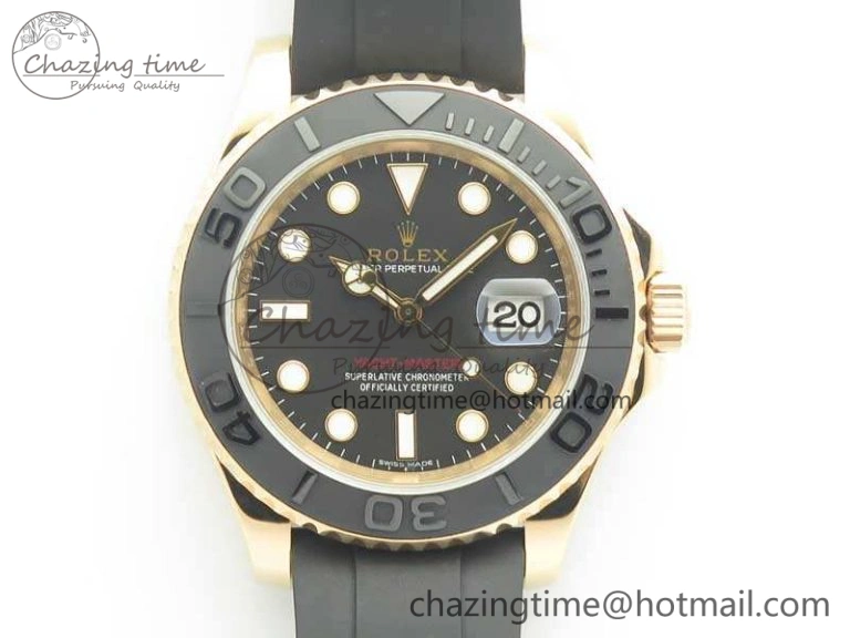 Yacht-Master 116655 ARF 1:1 Best Edition Ceramic Bezel On Oysterflex Rubber Strap SH Comfortable 3452