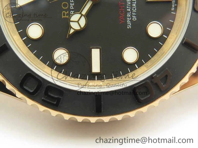 Yacht-Master 116655 ARF 1:1 Best Edition Ceramic Bezel On Oysterflex Rubber Strap SH Comfortable 3452