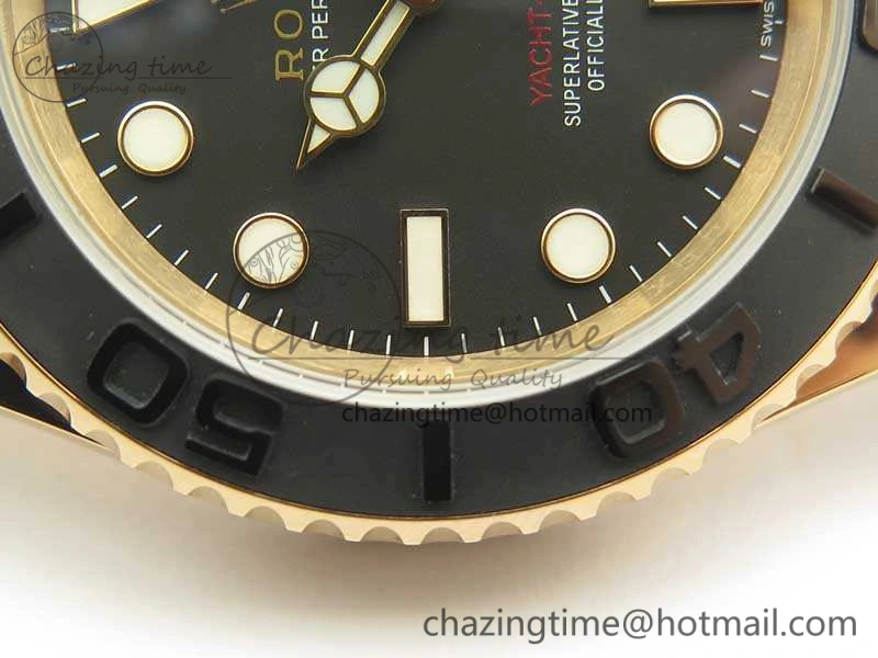 Yacht-Master 116655 ARF 1:1 Best Edition Ceramic Bezel On Oysterflex Rubber Strap SH Comfortable 3452
