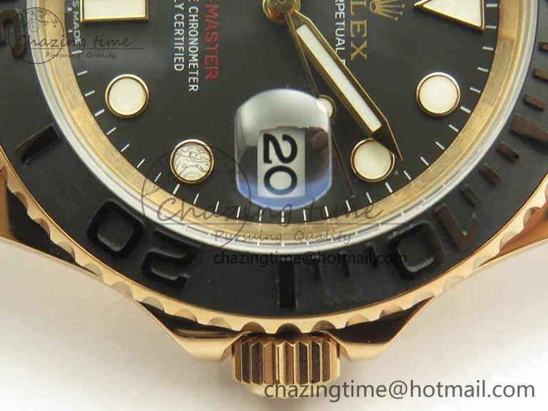 Yacht-Master 116655 ARF 1:1 Best Edition Ceramic Bezel On Oysterflex Rubber Strap SH Comfortable 3452