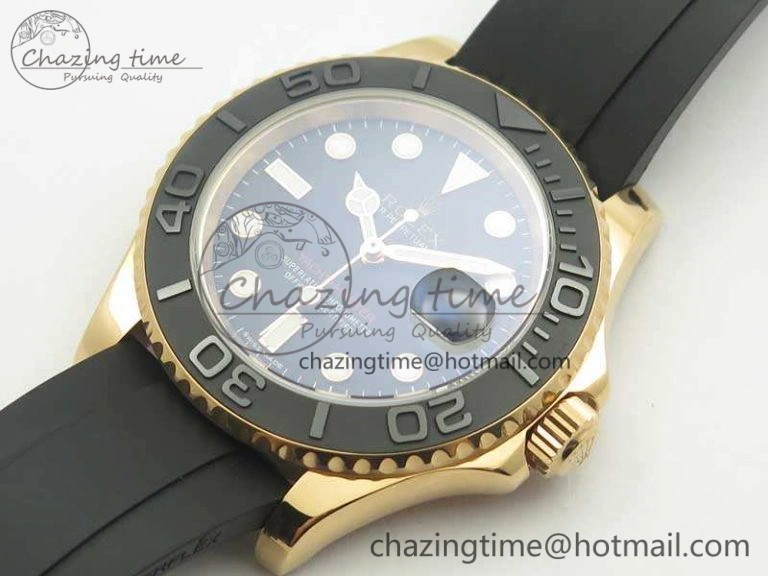Yacht-Master 116655 ARF 1:1 Best Edition Ceramic Bezel On Oysterflex Rubber Strap SH Comfortable 3452