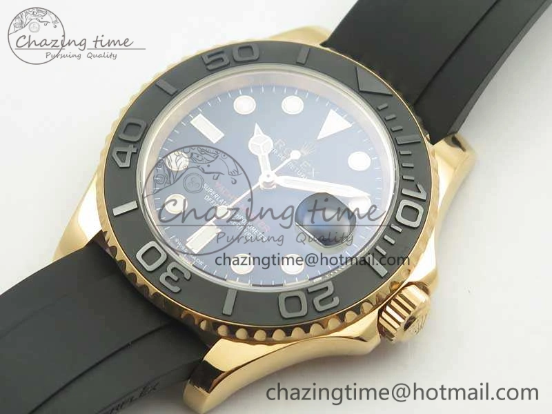 Yacht-Master 116655 ARF 1:1 Best Edition Ceramic Bezel On Oysterflex Rubber Strap SH Comfortable 3452