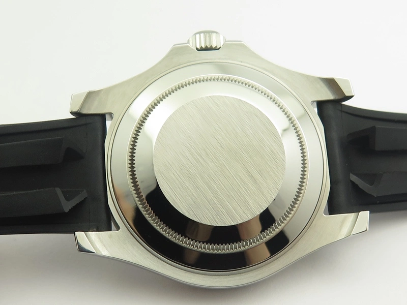 Yacht-Master 116655 ARF SS Custom Black Ceramic Bezel On Oysterflex Rubber Strap SH MultiPurpose 3447