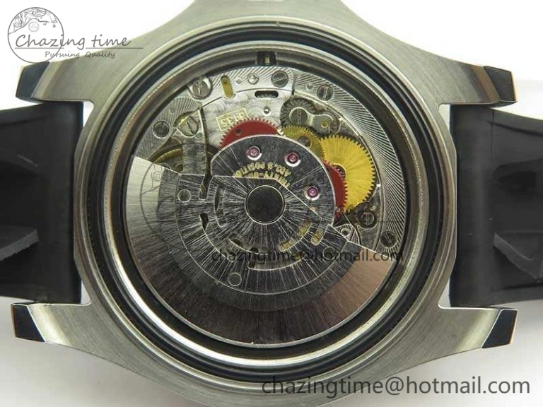 Yacht-Master 116655 ARF SS Custom Black Ceramic Bezel On Oysterflex Rubber Strap SH MultiPurpose 3447