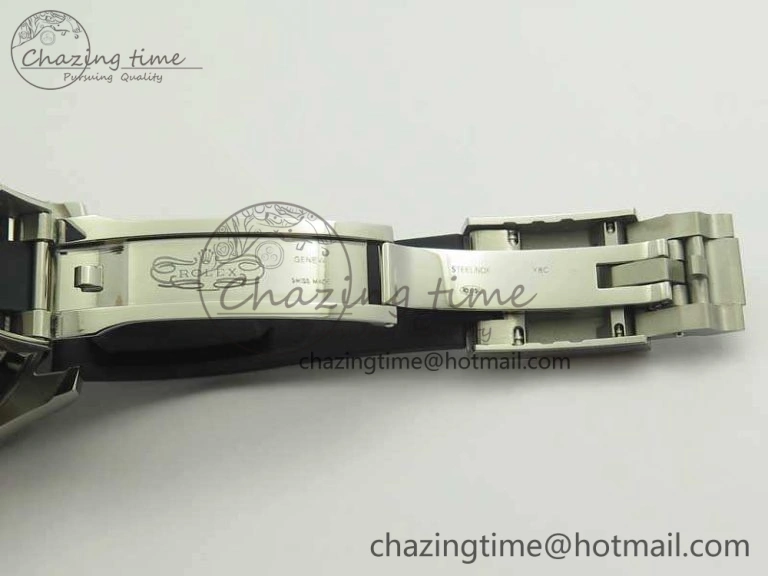 Yacht-Master 116655 ARF SS Custom Black Ceramic Bezel On Oysterflex Rubber Strap SH MultiPurpose 3447