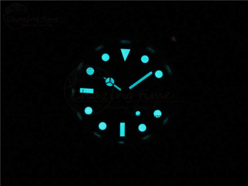 TopPick Yacht-Master 116655 ARF SS Custom Made Black Ceramic Bezel on Oysterflex Rubber Strap A 3064