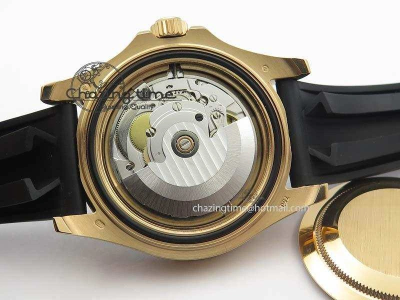 Yacht-Master 116655 JF 1:1 Best Edition Black Ceramic Bezel On Black Rubber Strap A2836 (Free Extra Strap) BestValue 3849